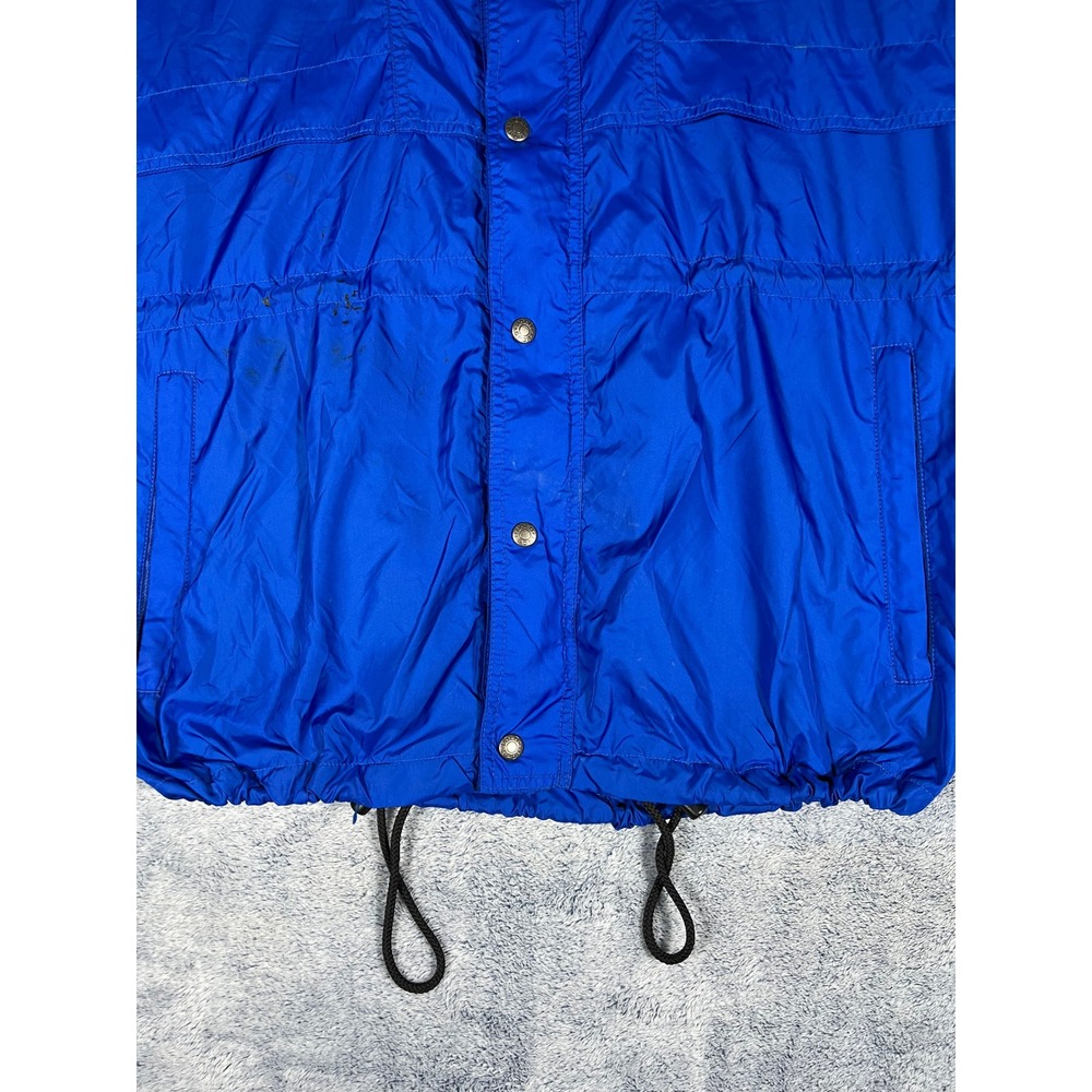 Polo‎ Sport Ralph Lauren Vintage Windbreaker Jacket Blue Mens Large Hooded 90s - Picture 7 of 16